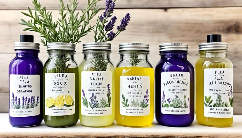 homemade flea bath shampoo options