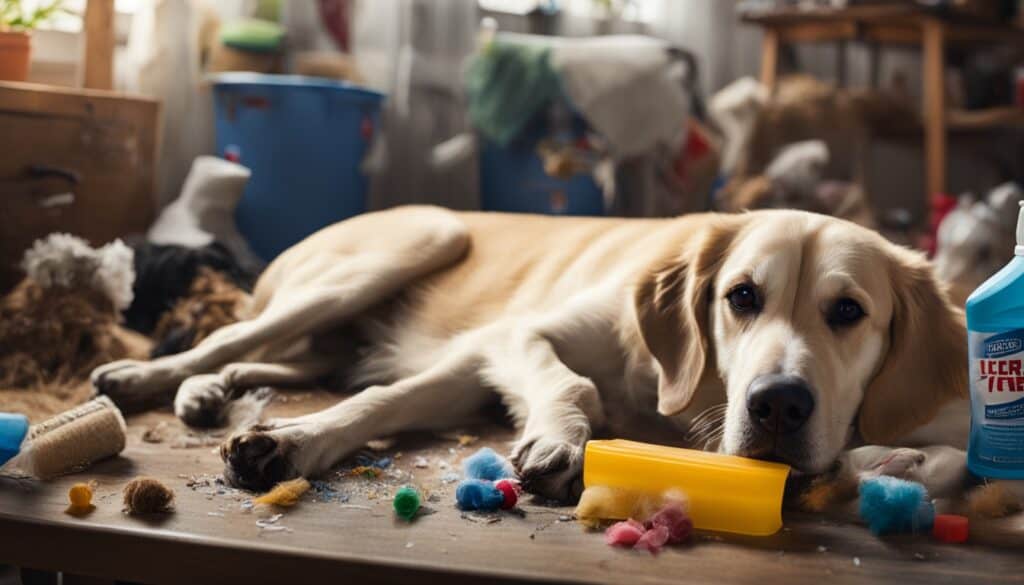 impact of fleas on dogs and households