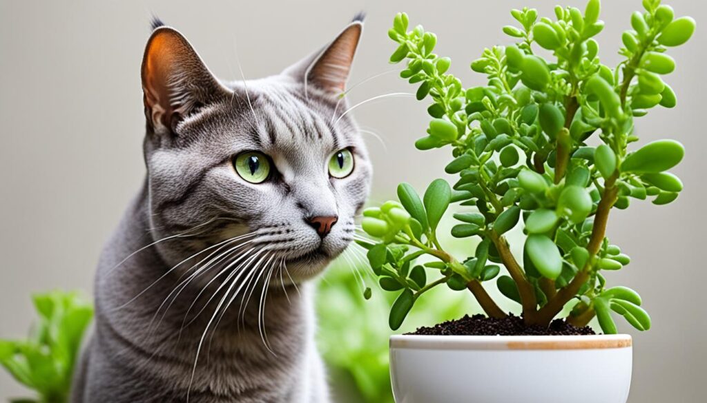 jade plant ingestion symptoms in cats