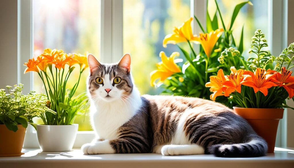 lily-free environment for cats