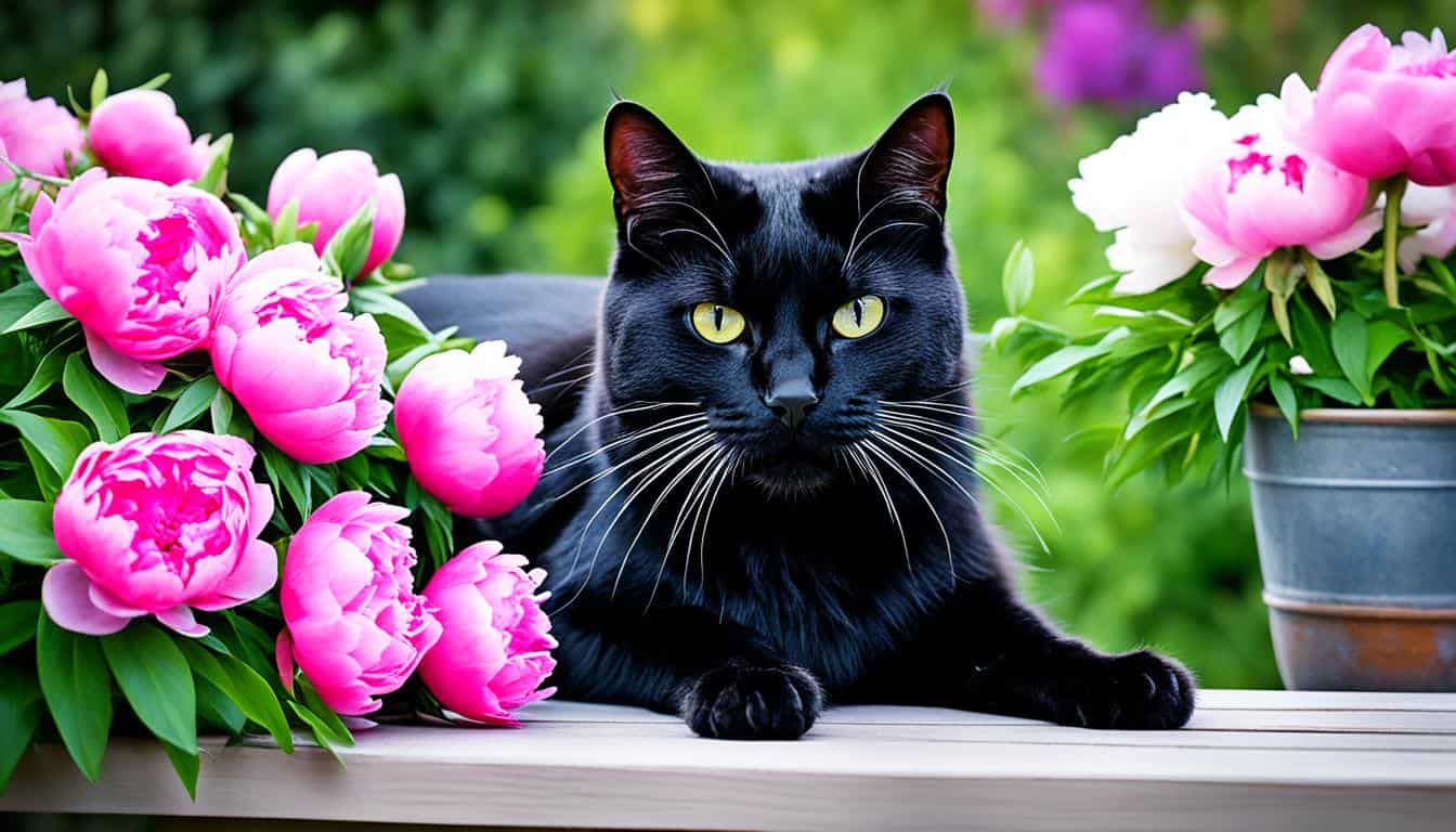 peonies toxic to cats