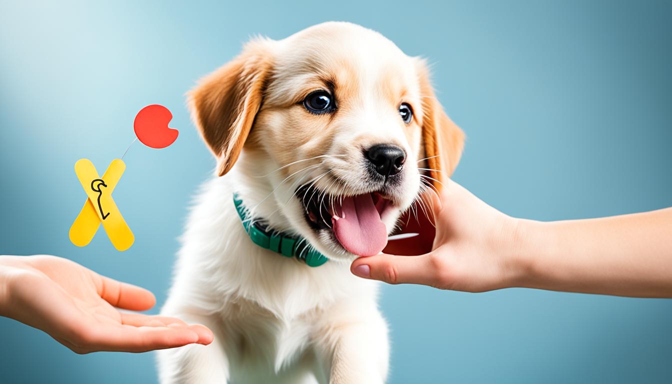 teach puppy not to bite