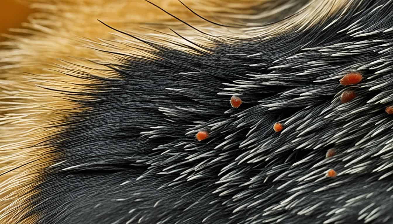 where do fleas hide on dogs