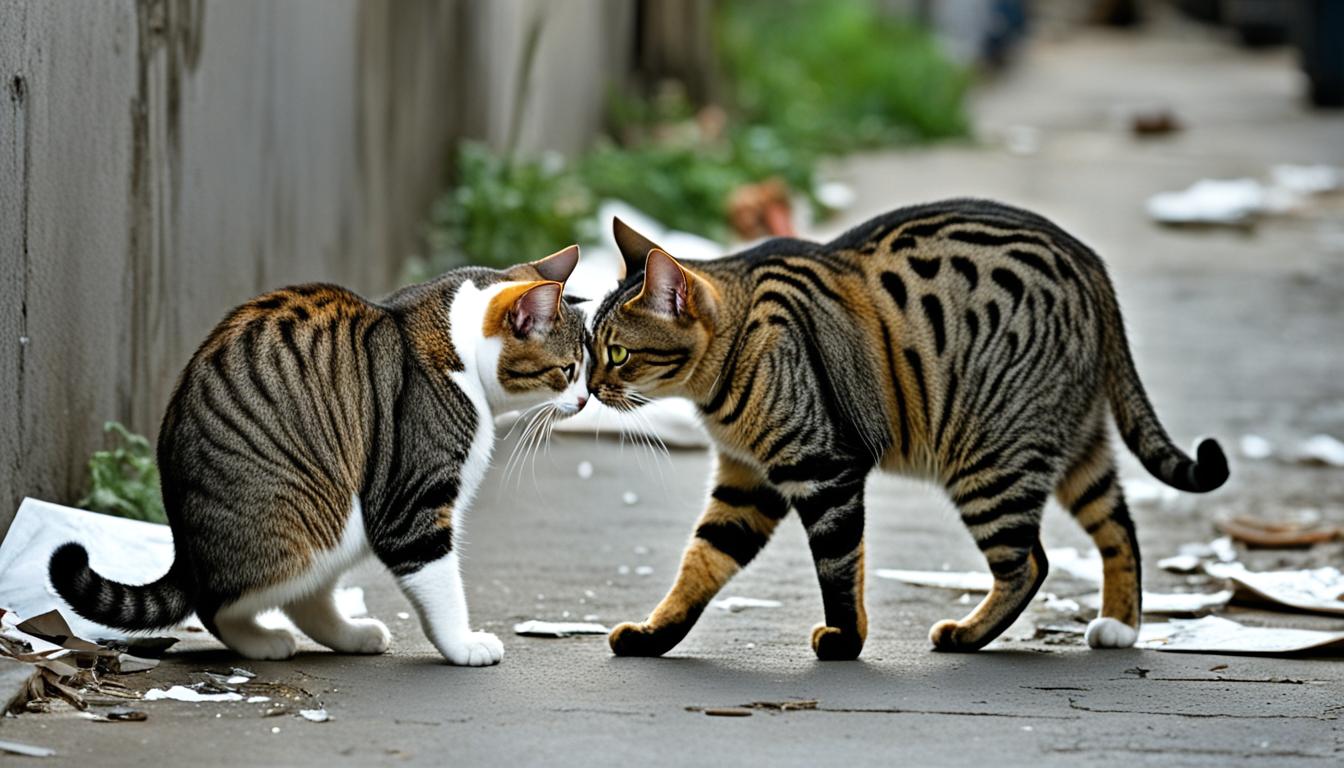 why do cats fight each other