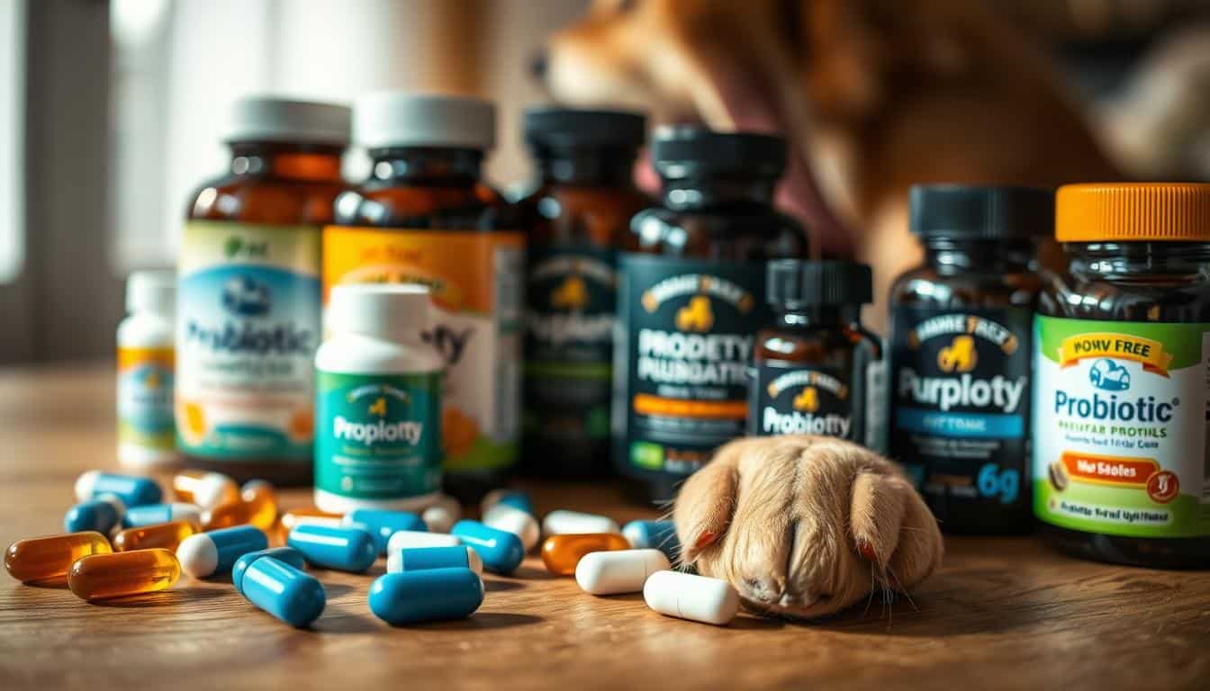 best probiotic for dogs licking paws