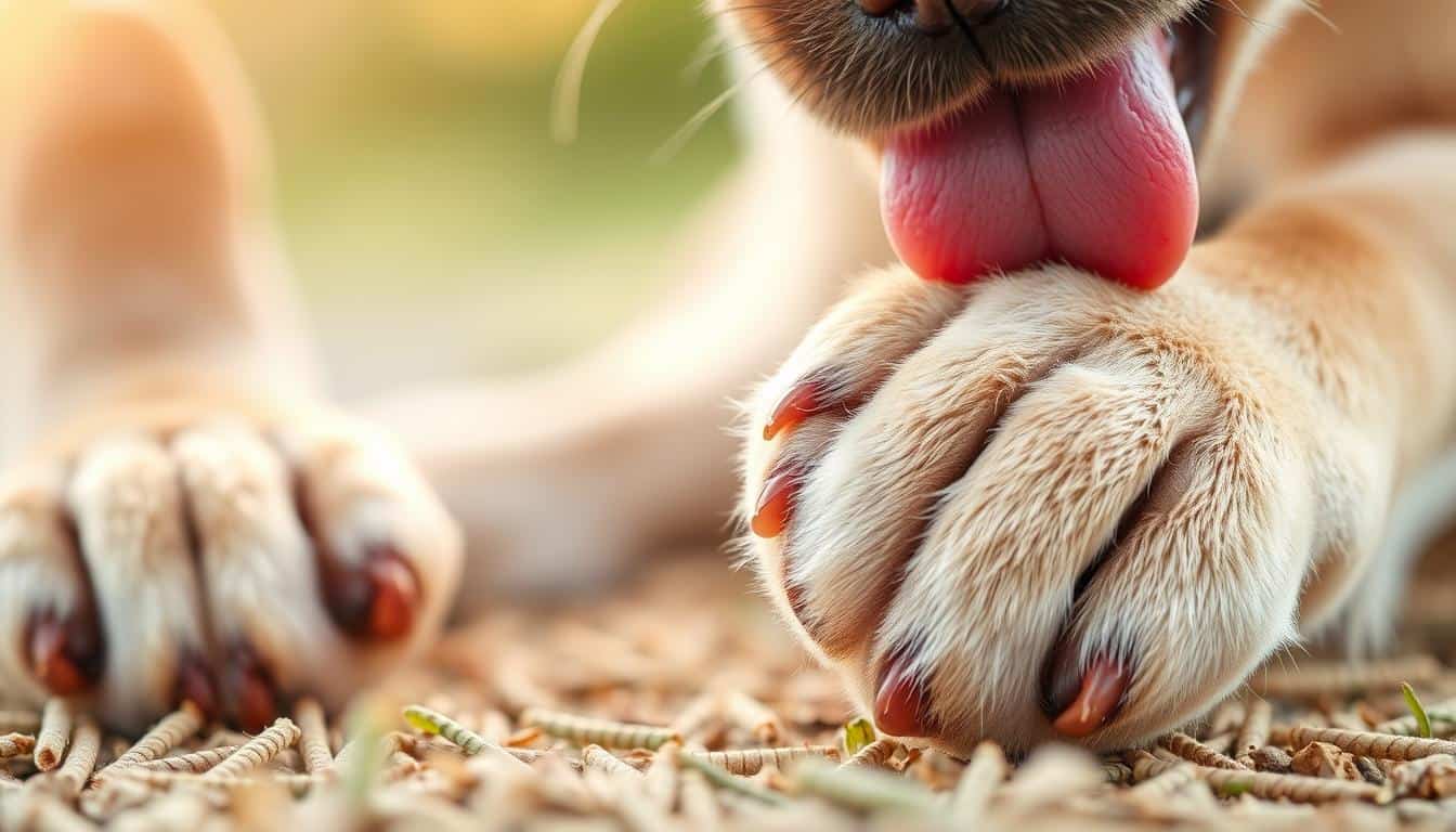 probiotics for dogs licking paws